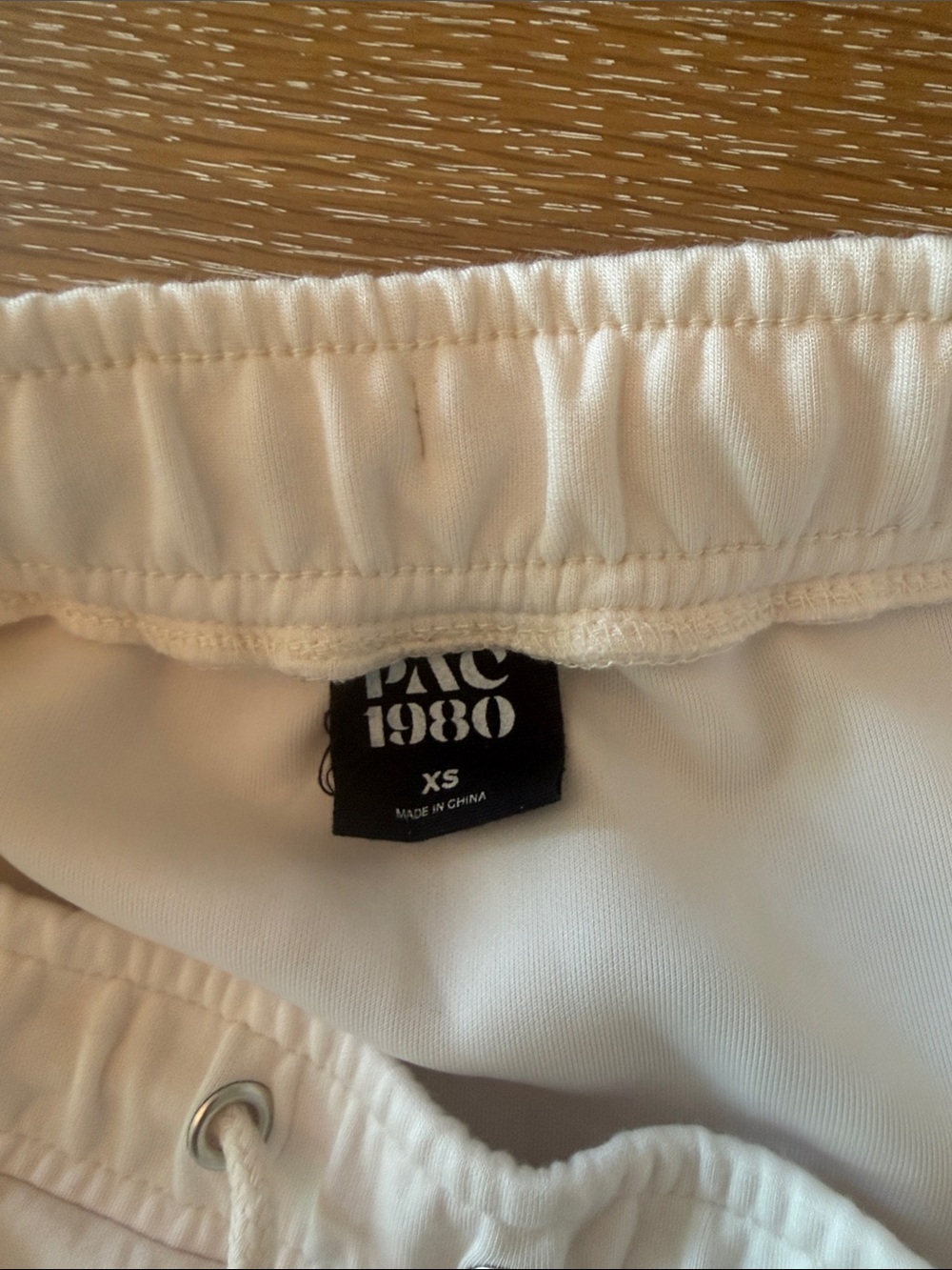 PacSun Cream Drawstring Mini Skirt - Picture 2 of 3
